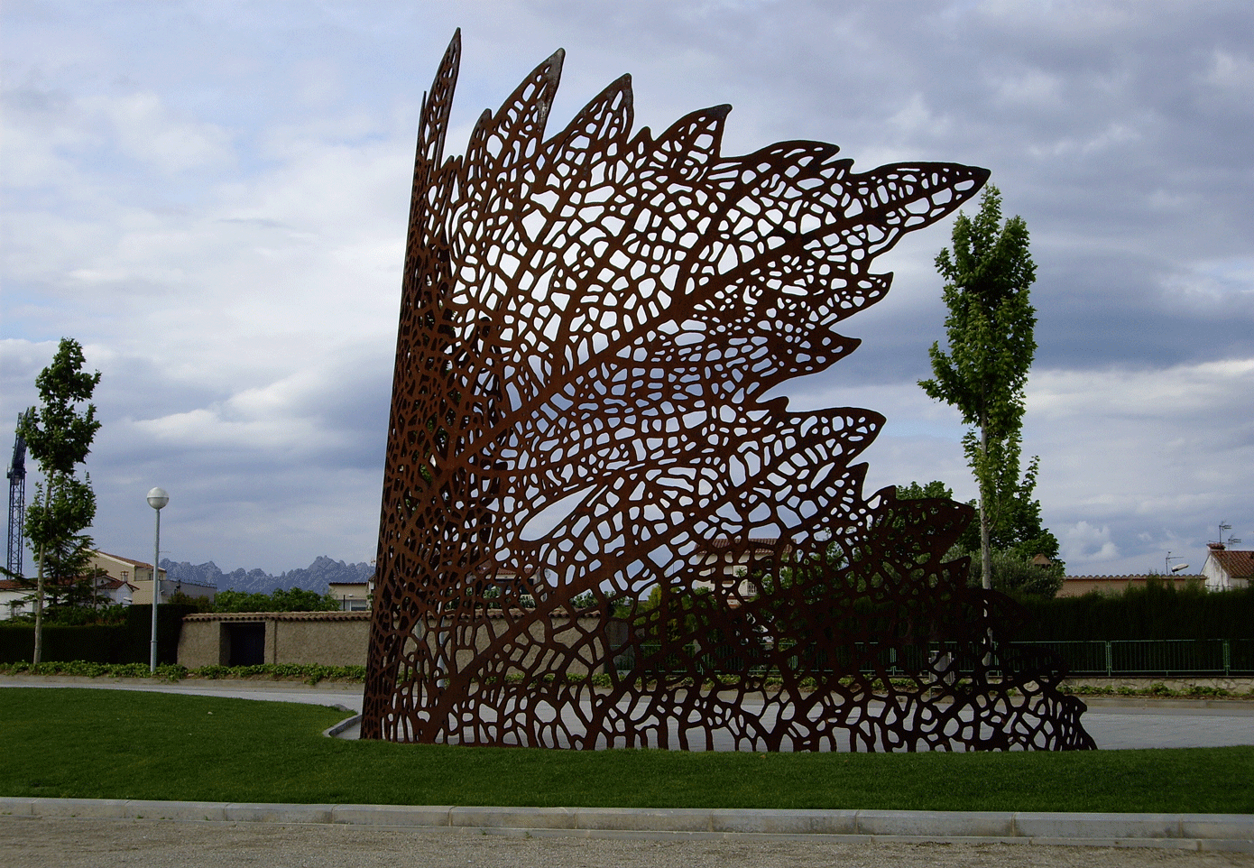 PAMPOL - GRAPE LEAF (2006), Footbridge, Sant Llorenç D ́Hortons, Barcelona, Spain