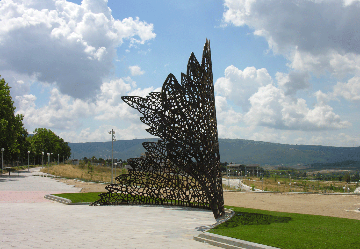 PAMPOL - GRAPE LEAF (2006), Footbridge, Sant Llorenç D ́Hortons, Barcelona, Spain