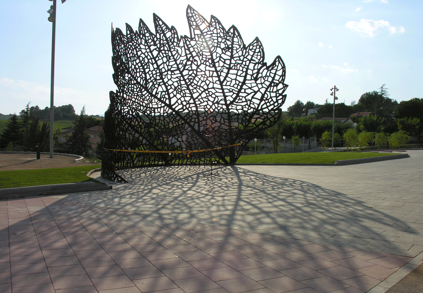 PAMPOL - GRAPE LEAF (2006), Footbridge, Sant Llorenç D ́Hortons, Barcelona, Spain