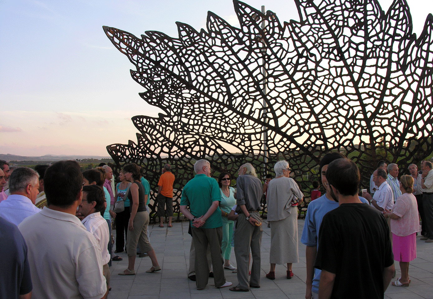 PAMPOL - GRAPE LEAF (2006), Footbridge, Sant Llorenç D ́Hortons, Barcelona, Spain